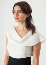 Load image into Gallery viewer, Asymmetric Dress in Cream/Black
